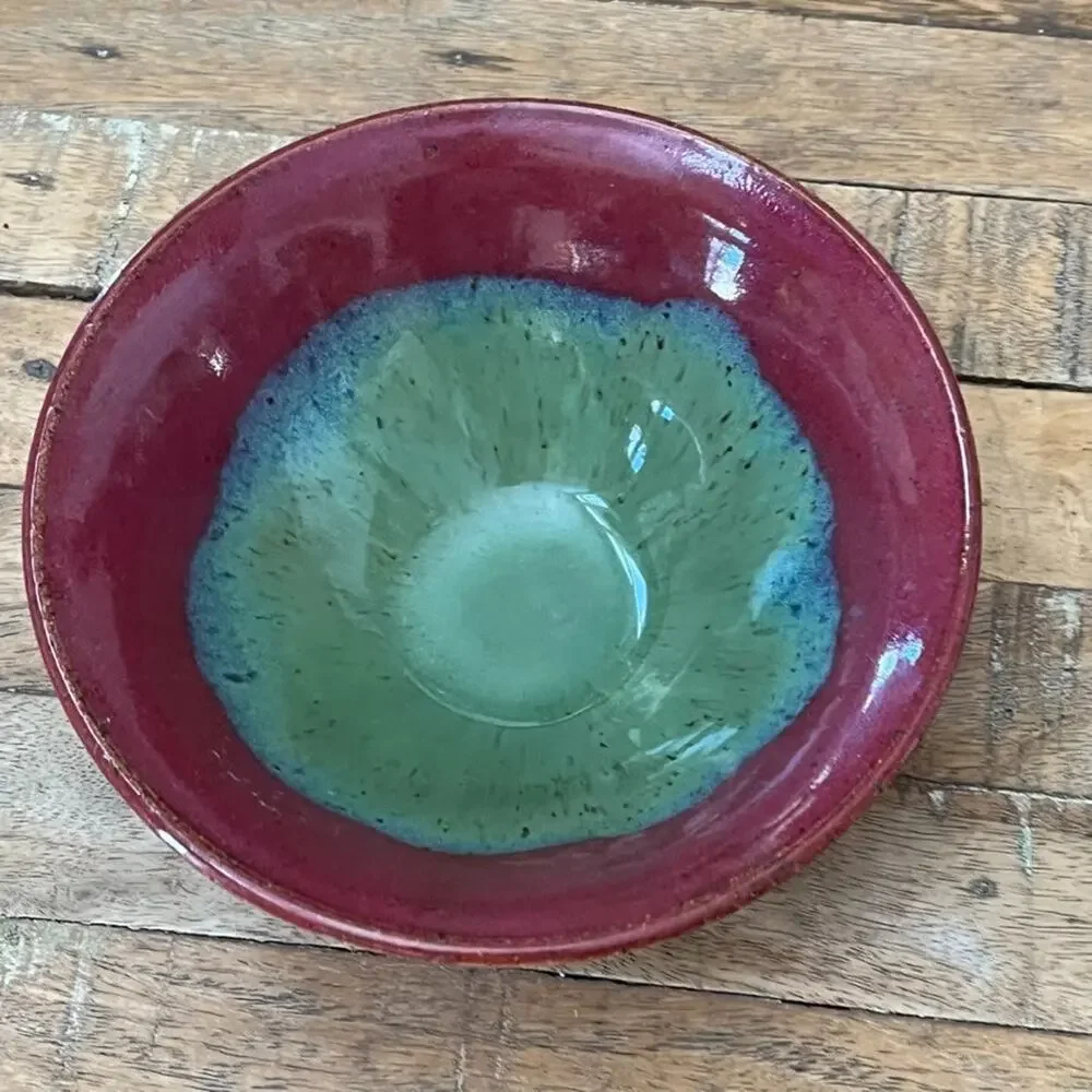 Studio Art Pottery Hand Thrown Ceramic Bowl 7